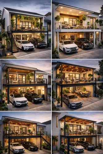 Mezannine Teras Rumah Keren di Cisarua